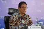 Konferensi Pers Hasil Rapat Berkala Komite Stabilitas Sistem Keuangan (KSSK) III 2026 (Foto: Katadata/Fauza Syahputra)