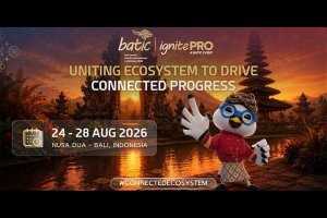 BATIC 2026 akan mempertemukan lebih dari 2.300 delegasi dari 55 negara pada 24–28 Agustus 2026 di Nusa Dua, Bali, untuk memperkuat kolaborasi AI, kone