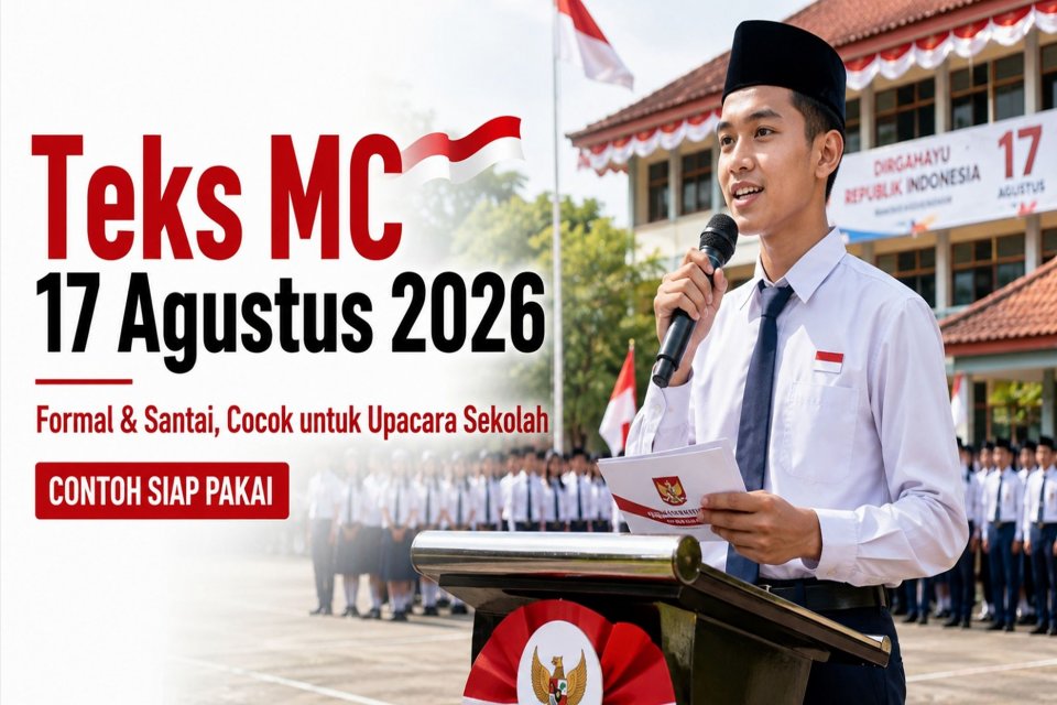Contoh Teks MC Upacara 17 Agustus 2026