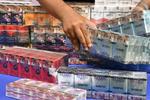 Pemusnahan rokok ilegal di Bea Cukai Bogor