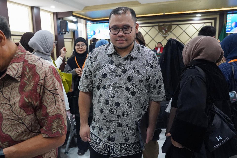 Sidang Putusan Banding Ibam Ditunda (Foto: Katadata/Fauza Syahputra)