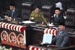 Presiden Prabowo berpidato dalam sidang tahunan MPR