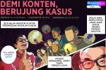 KOMIK: Demi Konten, Berujung Kasus