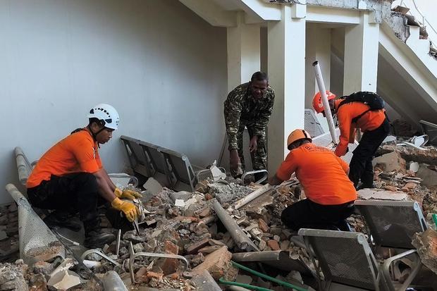 Dampak gempa bumi di Pelabuhan Laurentius Say NTT