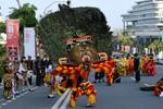 Parade budaya di IKN