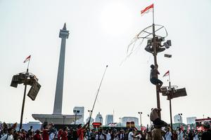 Pesta Rakyat HUT ke-81 RI di Monas