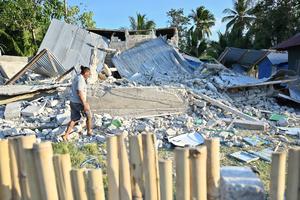 Dampak gempa di Manggarai Timur