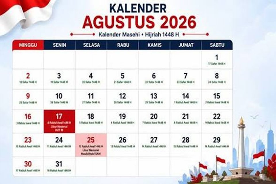 25 Agustus Libur Apa