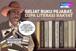 KOMIK: Geliat Buku Pejabat, Lupa Literasi Rakyat