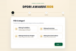 Tangkapan layar pendaftaran DPD RI awards 2026