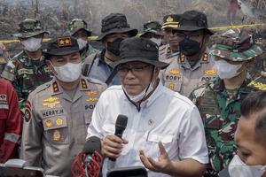 Menteri LH tinjau lokasi Karhutla di Kampar