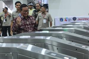 Persiapan peresmian LRT Jakarta Manggarai-Kelapa Gading