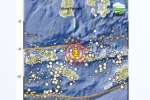 Titik koordinat gempa yang terjadi Manggarai, NTT, Senin (24/8/2026). 