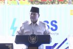 Presiden Prabowo saat peresmian pembangunan PLTS 100 GWp
