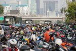 Suasana di DPR Jelang Aksi 27 Agustus oleh Aliansi Masyarakat Pati Bersatu (Foto: Katadata/Fauza Syahputra)