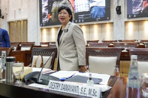 Uji kelayakan dan kepatutan calon Gubernur Bank Indonesia (Foto: Katadata/Fauza Syahputra)