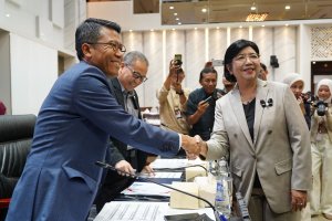 Uji kelayakan dan kepatutan calon Gubernur Bank Indonesia (Foto: Katadata/Fauza Syahputra)