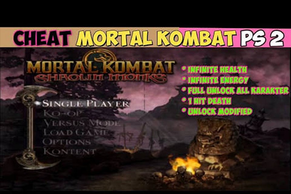 Cheat Mortal Kombat PS2