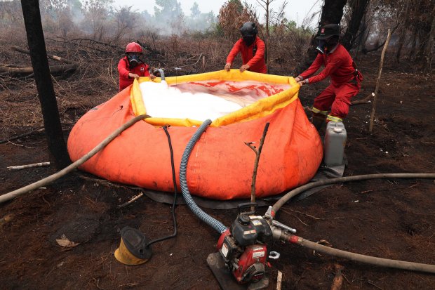 Jepang Kirimkan Kapal dan Helikopter untuk Bantu Pemadaman Karhutla