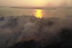 Kebakaran lahan di Kariangau Balikpapan