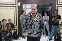 Hakim Banding Pengadilan Jakarta Vonis Ibam 5 Tahun Penjara Soal Kasus Chromebook (Foto: Katadata/Fauza Syahputra)