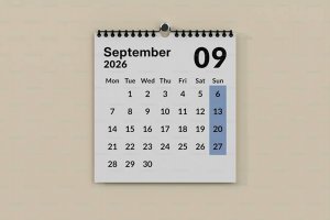 Kalender September 2026