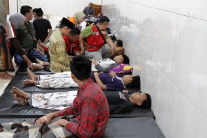 Penanganan santri korban diduga keracunan makanan