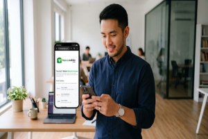 Ilustrasi transaksi e-wallet 