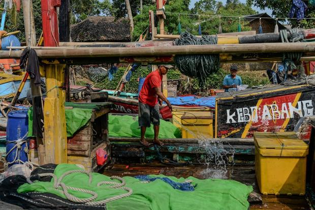 Nelayan di Banten tidak melaut dampak erupsi Gunung Anak Krakatau