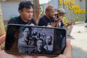 Doa bersama keselamatan jurnalis yang hilang di Selat Sunda