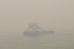 Kabut asap karhutla di Kalimantan Barat