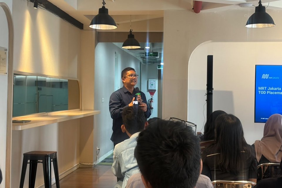 Division Head Business Planning and Expansion Division MRT Jakarta R Samuel Ryan Pradipta Pranowo, di Jakarta Pusat, Rabu (9/9)