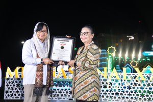 Rekor MURI Pembukaan MTQ Nasional XXXI di Simpang Lima Semarang Jawa Tengah
