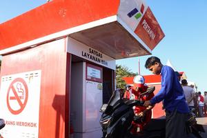 Layanan SPBU Modular untuk urai antrean kendaraan di Makassar