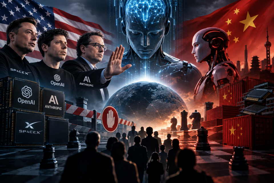AI Cina dan AS, anthropoc, openai, chatgpt, elon musk,