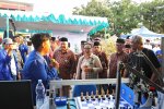 Wali Kota Semarang Agustina Wilujeng saat menghadiri Nostalgia Dugderan dan Bazar Expo Kauman Kampung Qur’an yang menjadi bagian dari rangkaian side e