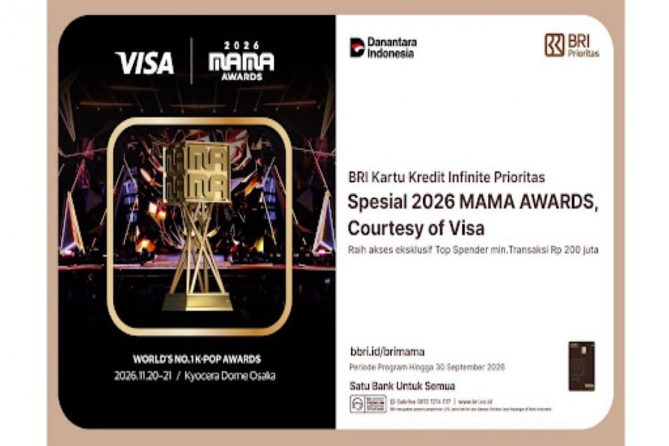 BRI Kartu Kredit menghadirkan program spesial berhadiah MAMA Awards 2026 di Osaka.