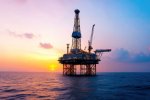 Ilustrasi rig lepas pantai