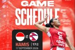 Jadwal Siaran Langsung Voli Putri Indonesia vs Jepang