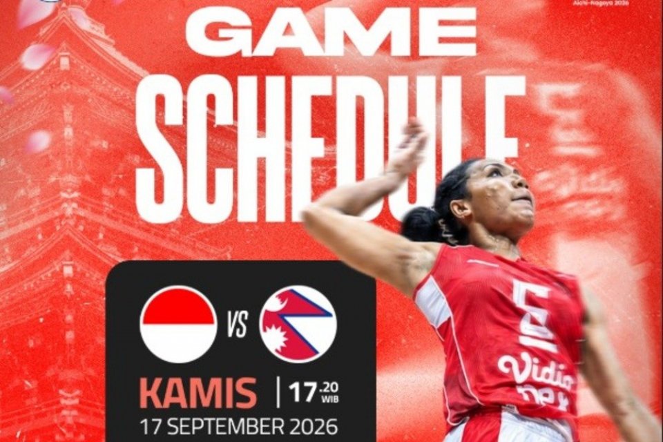 Jadwal Siaran Langsung Voli Putri Indonesia vs Jepang