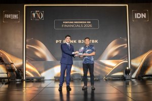 bank bjb menerima penghargaan Fortune Indonesia 100 tahun 2026