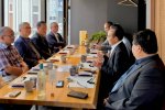 Sekretaris Kementerian Koordinator Bidang Perekonomian Susiwijono Moegiarso menghadiri Business Discussion Lunch bersama pelaku industri otomotif nasi
