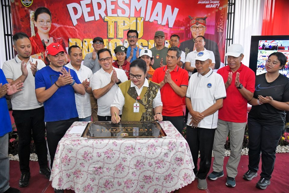 Wali Kota Semarang Agustina Wilujeng meresmikan Tempat Pemakaman Umum (TPU) Pancasila di Kecamatan Gunungpati, Minggu (20/9), sebagai fasilitas pemakaman lintas agama dan penghayat kepercayaan.
