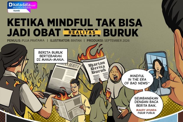 KOMIK: Ketika Mindful Tak Bisa Jadi Obat Realitas Buruk 