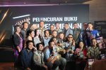 Ketua Umum Partai Demokrat Agus Harimurti Yudhoyono saat menghadiri peluncuran buku 'Kepemimpinan AHY' di Jakarta, Rabu (23/9). 