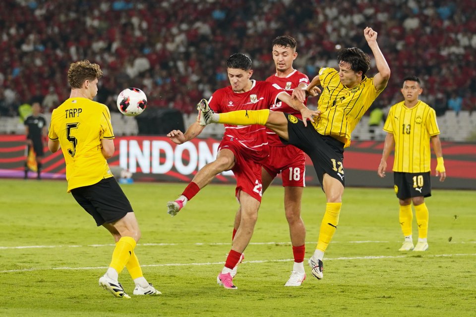 FIFA ASEAN Cup 2026: Indonesia vs Malaysia (Foto: Katadata/Fauza Syahputra)