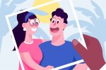 Prompt Gemini AI Foto Polaroid Pasangan yang Realistis