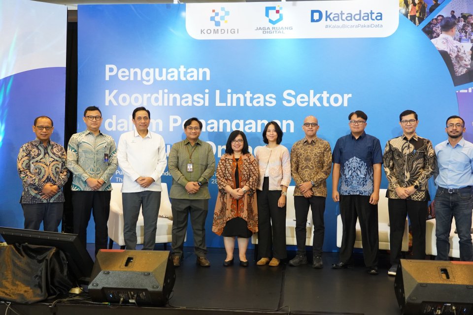 Sesi Focus Group Discussion (FGD) bertajuk “Penguatan Koordinasi Lintas Sektor dalam Penanganan Penipuan Online (Scam)” di Jakarta, Senin (28/9/2026).