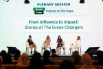 Sesi From Influence to Impact: Stories of The Green Changers di acara Katadata SAFE 2026 di Jakarta, Rabu (16/9/2026).
