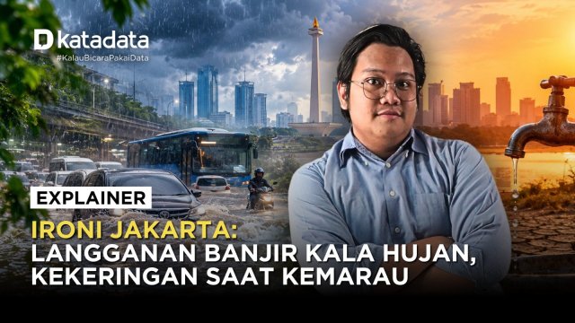 Ironi Jakarta: Langganan Banjir Kala Hujan, Kekeringan saat Kemarau
